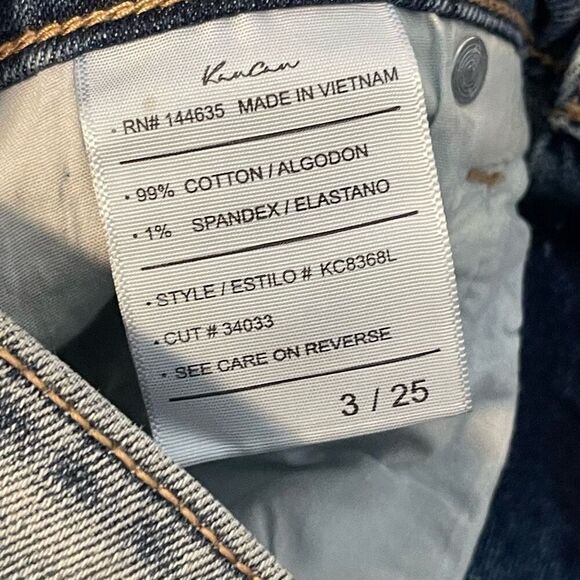 KanCan Distressed Paint Splatter Chloe Boyfriend Jeans Size 3/25 - Picture 4 of 9